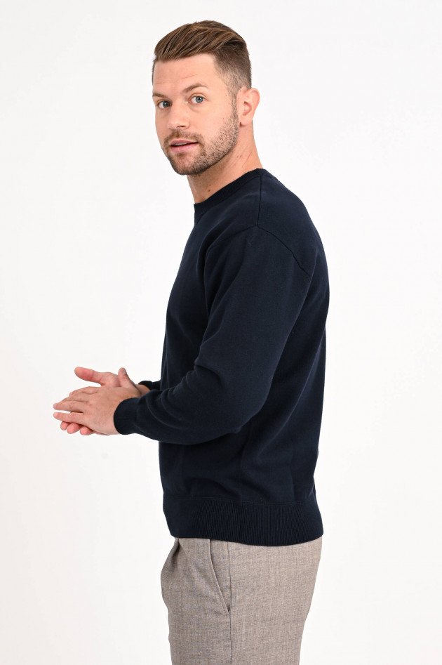 Closed Sweatshirt aus Baumwollmix in Navy