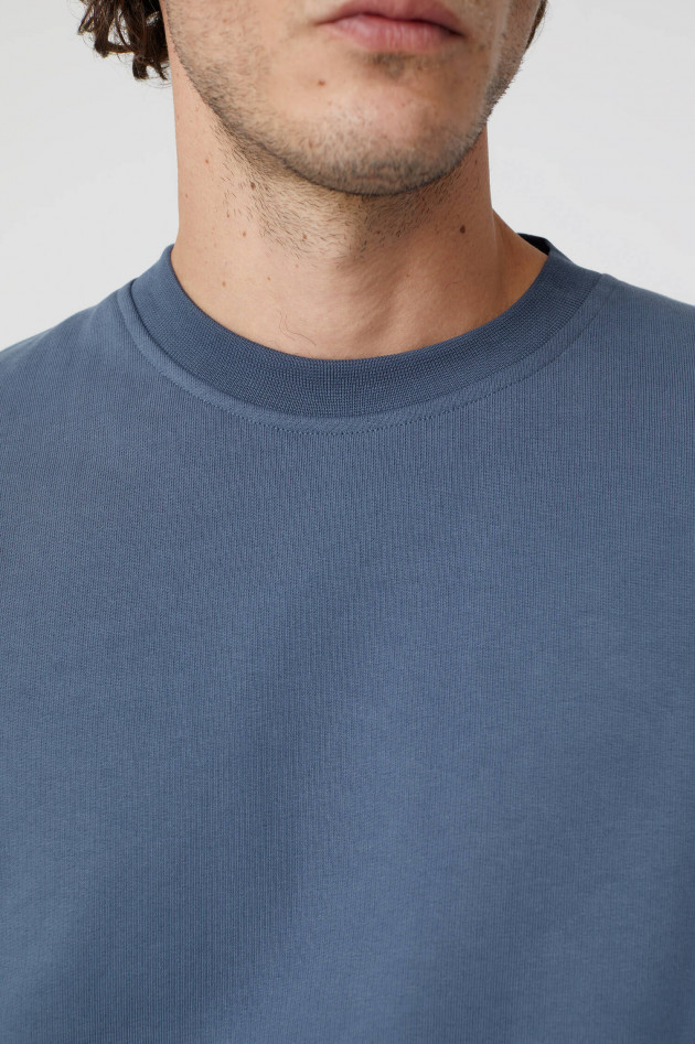 Closed Sweater mit Stickerei in Mittelblau