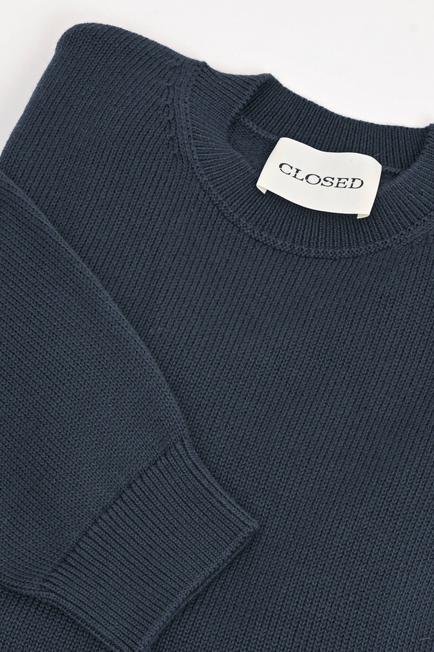 Closed Strickpullover in Anthrazit