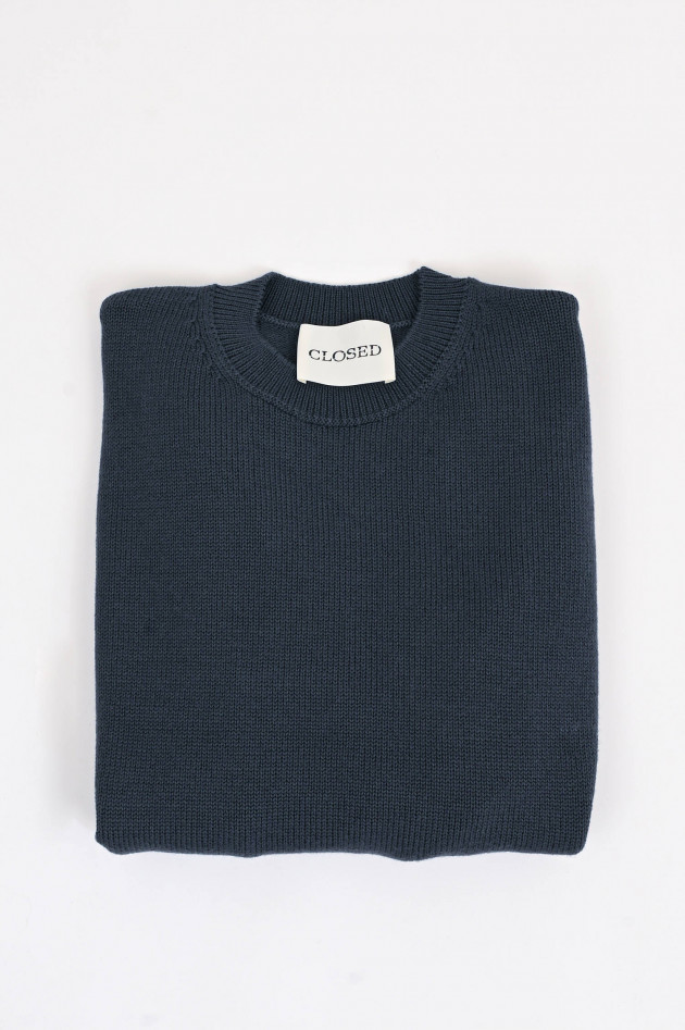 Closed Strickpullover in Anthrazit