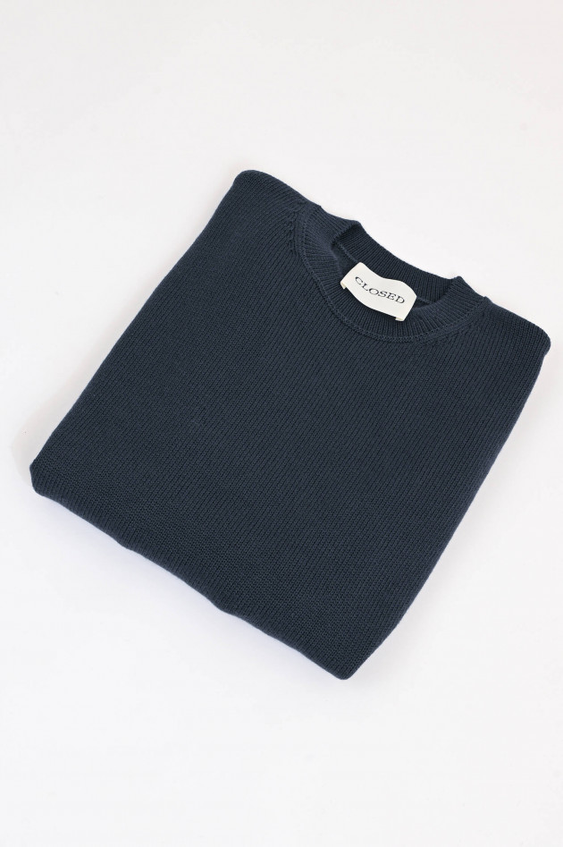 Closed Strickpullover in Anthrazit