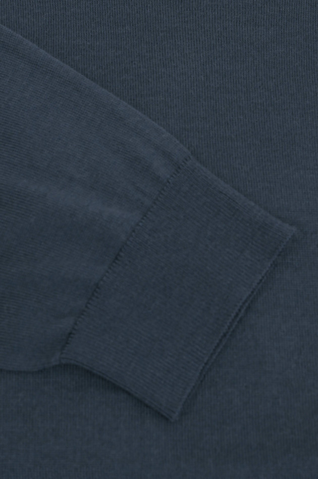 Closed Feinstrick-Pullover in Anthrazit