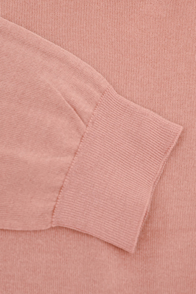 Closed Feinstrick-Pullover in heller Koralle