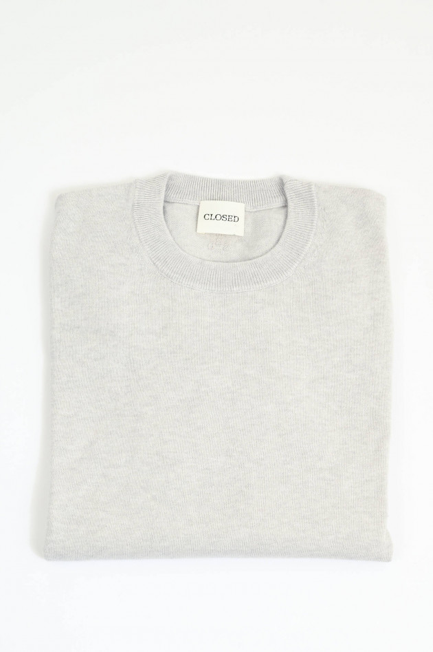 Closed Cash-Mix Pullover in Grey Melange