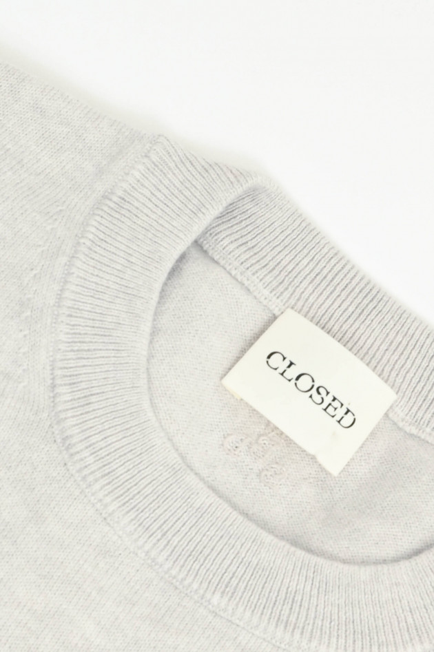Closed Cash-Mix Pullover in Grey Melange