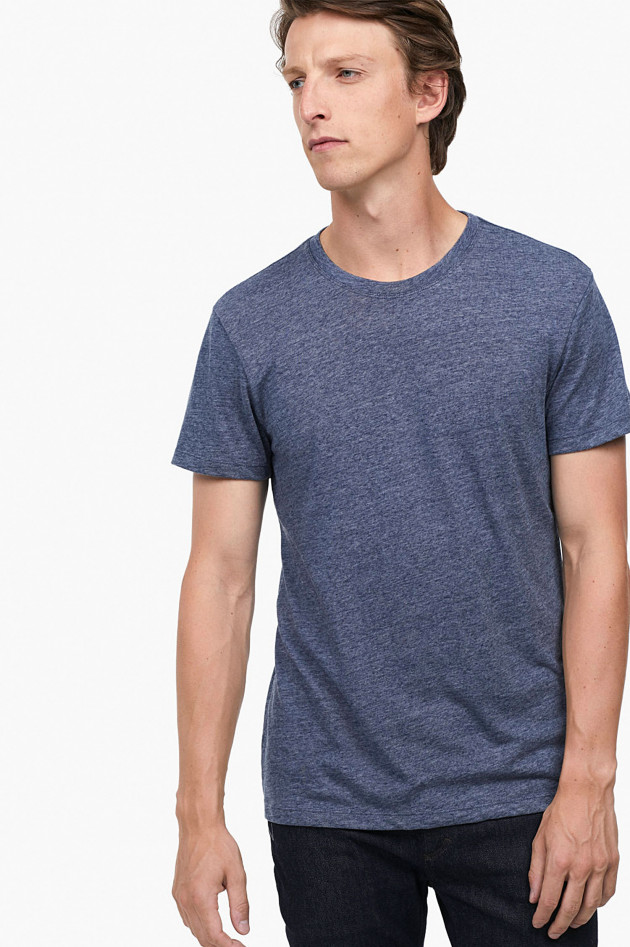 Closed T-Shirt in Blau meliert