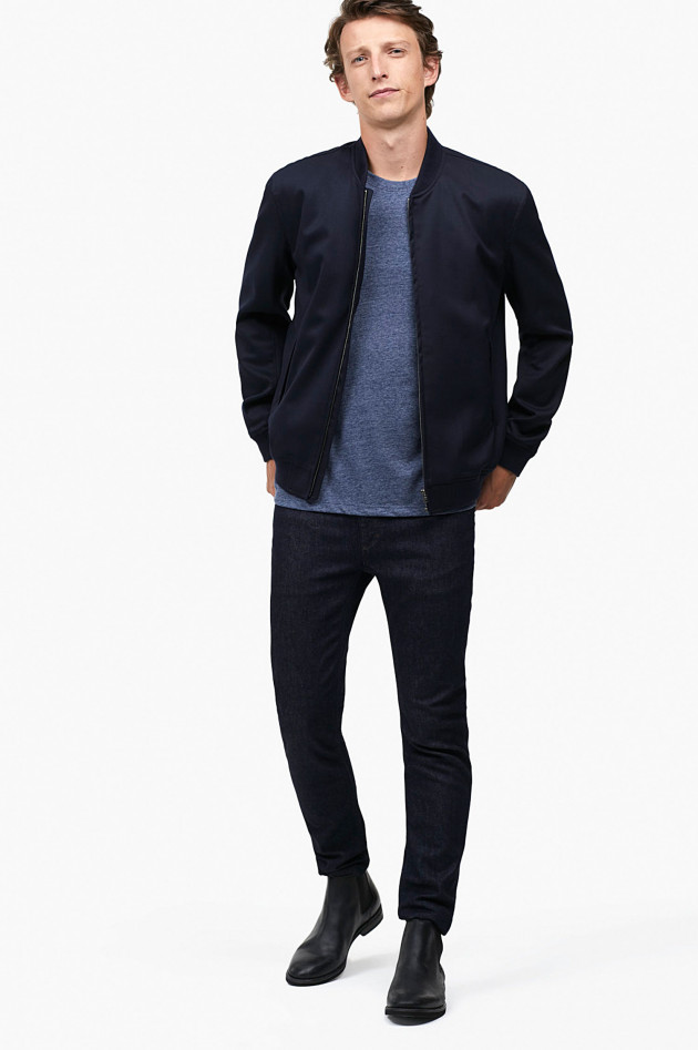 Closed T-Shirt in Blau meliert