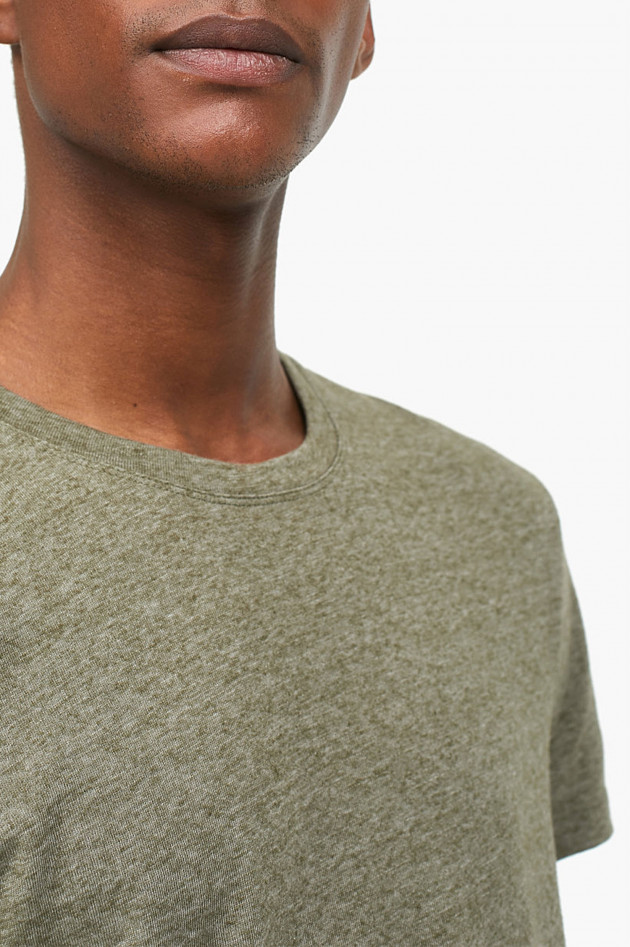 Closed T-Shirt in Oliv meliert