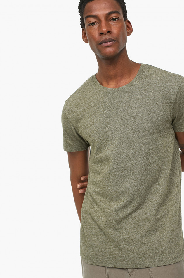 Closed T-Shirt in Oliv meliert