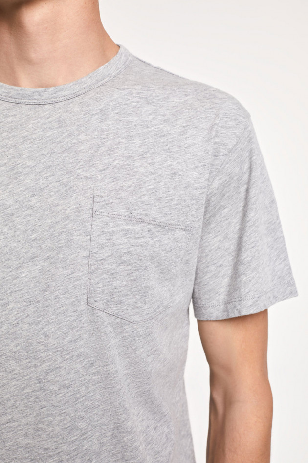 Closed Basic T-Shirt in Grau meliert