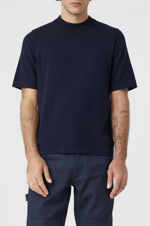 Closed Strick T-Shirt in Navy