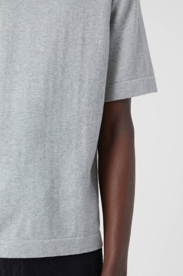 Closed Strick T-Shirt in Hellgrau