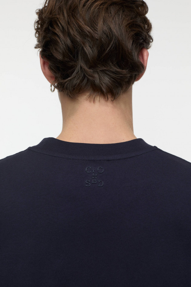 Closed T-Shirt aus Bio-Baumwolle in Navy