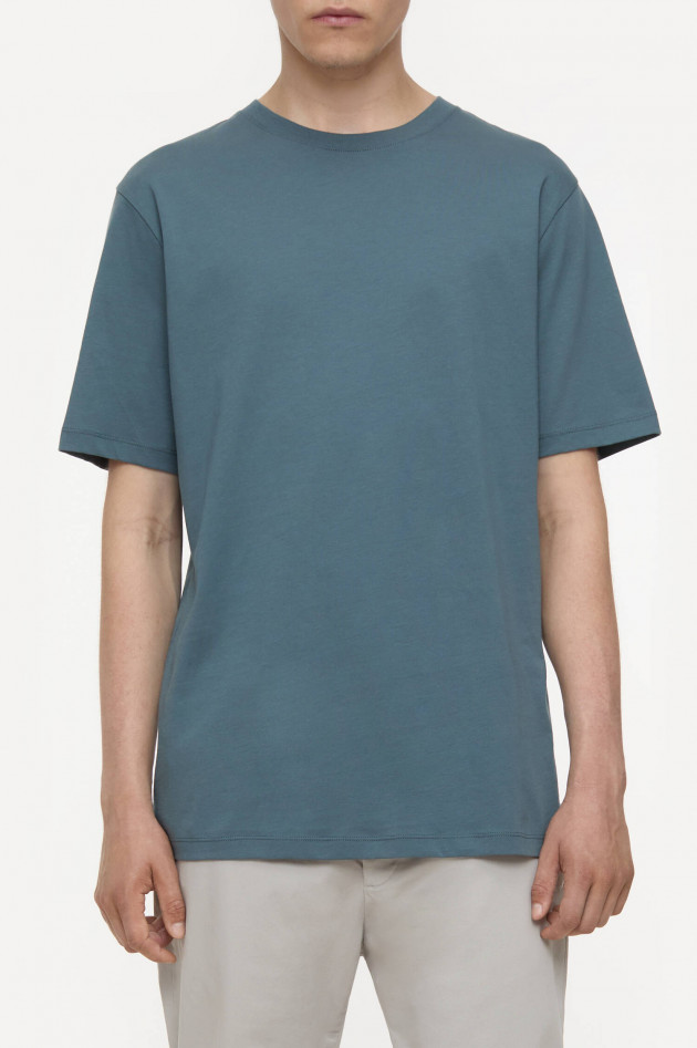 Closed T-Shirt aus Baumwolle in Petrol
