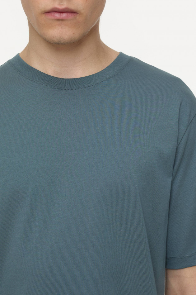 Closed T-Shirt aus Baumwolle in Petrol