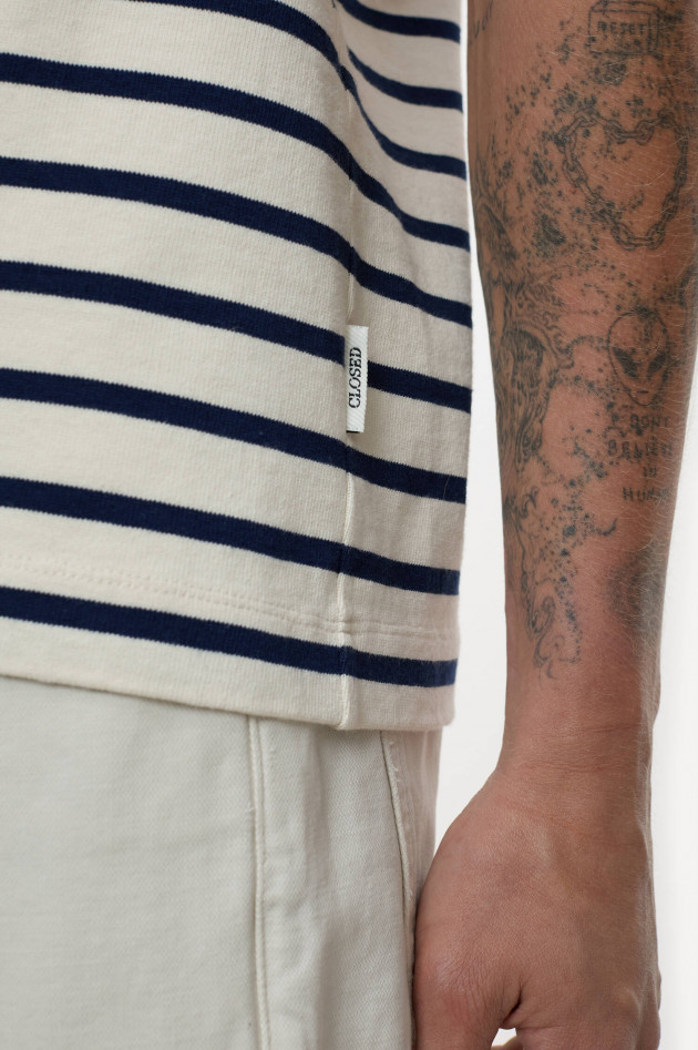 Closed Gestreiftes T-Shirt in Navy/Creme