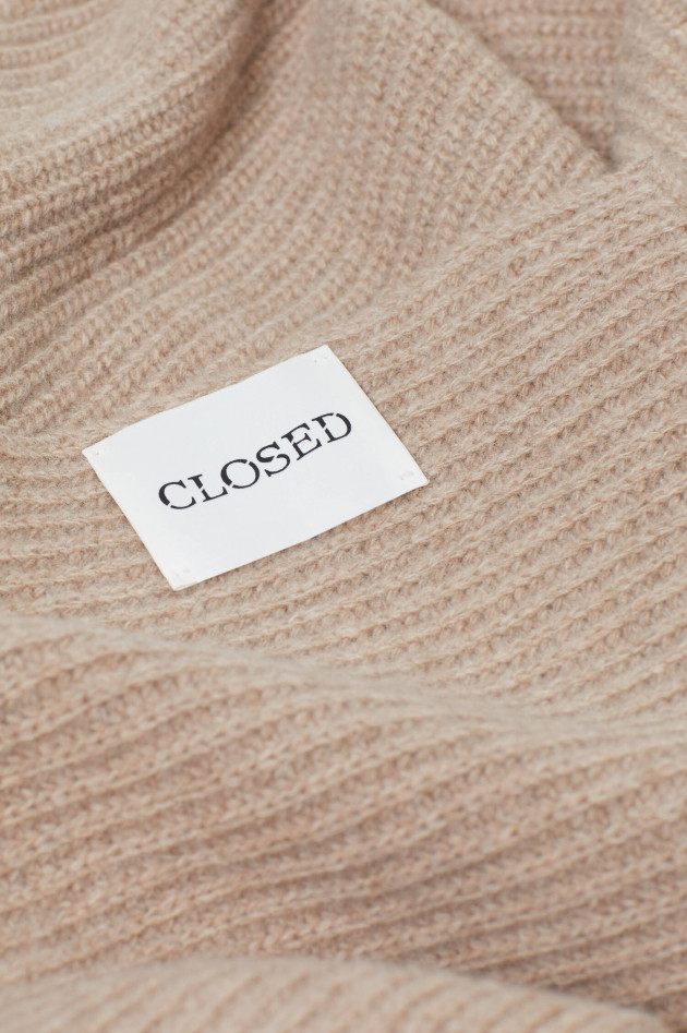 Closed Schal aus Wolle in Beige