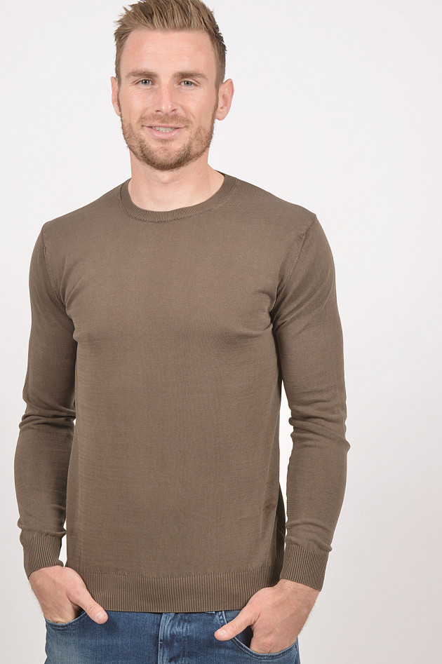 Daniele Fiesoli Pullover aus Baumwolle in Braun