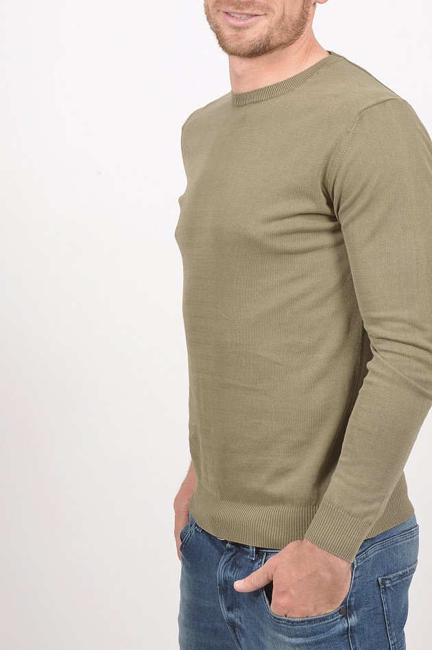 Daniele Fiesoli Pullover aus Baumwolle in Oliv