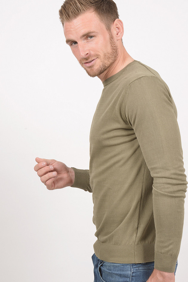 Daniele Fiesoli Pullover aus Baumwolle in Oliv