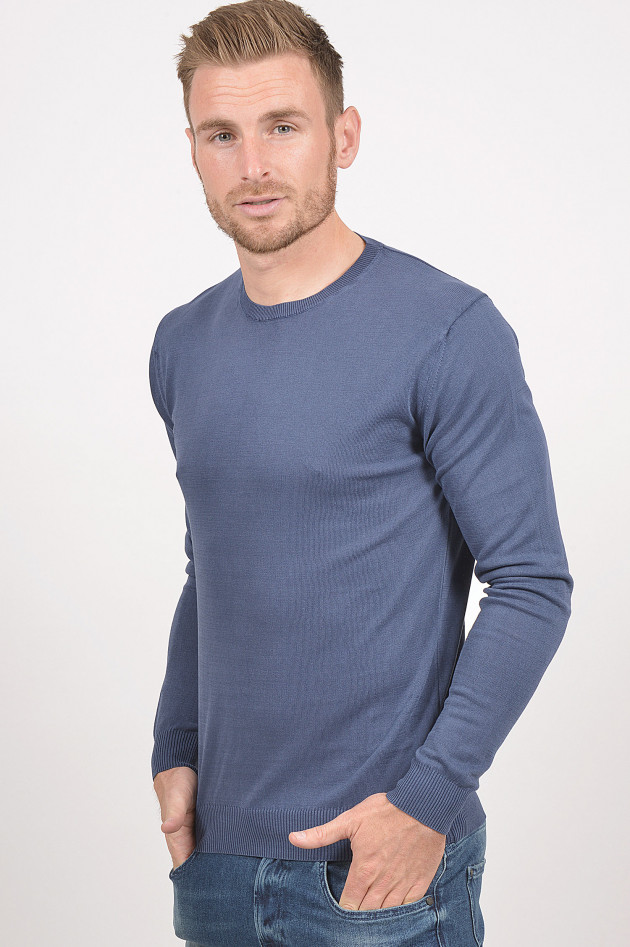 Daniele Fiesoli Pullover aus Baumwolle in Blau