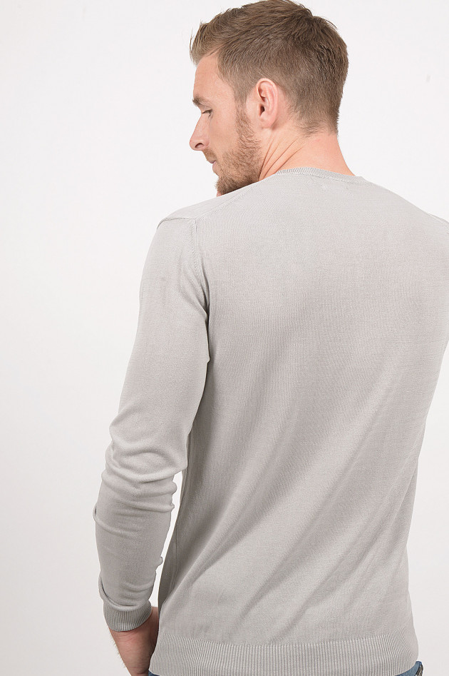 Daniele Fiesoli Pullover aus Baumwolle in Grau