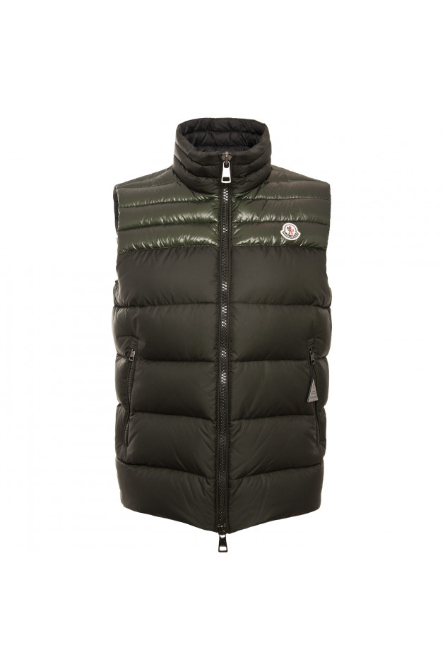 Moncler Daunengilet in Grün