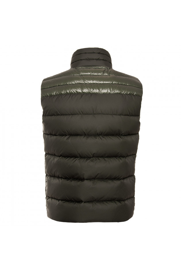 Moncler Daunengilet in Grün