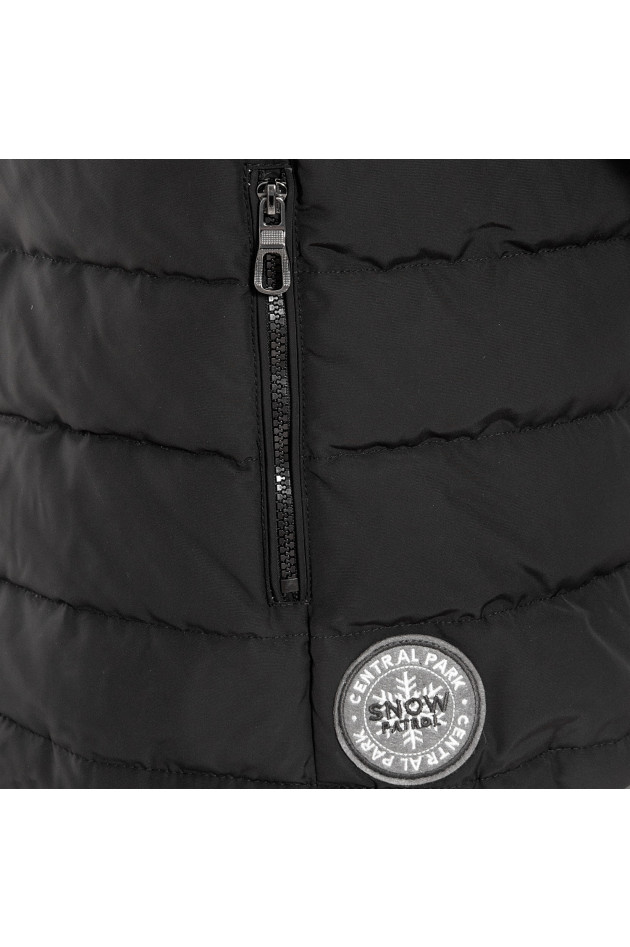 Witty Knitters Daunengilet in Schwarz