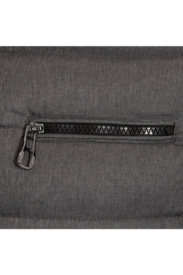Witty Knitters Daunenjacke in Grau meliert