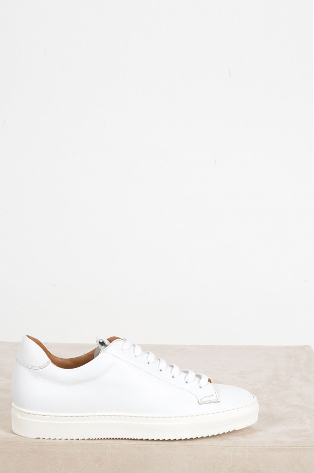 Doucal´s Sneakers aus Leder in Weiß