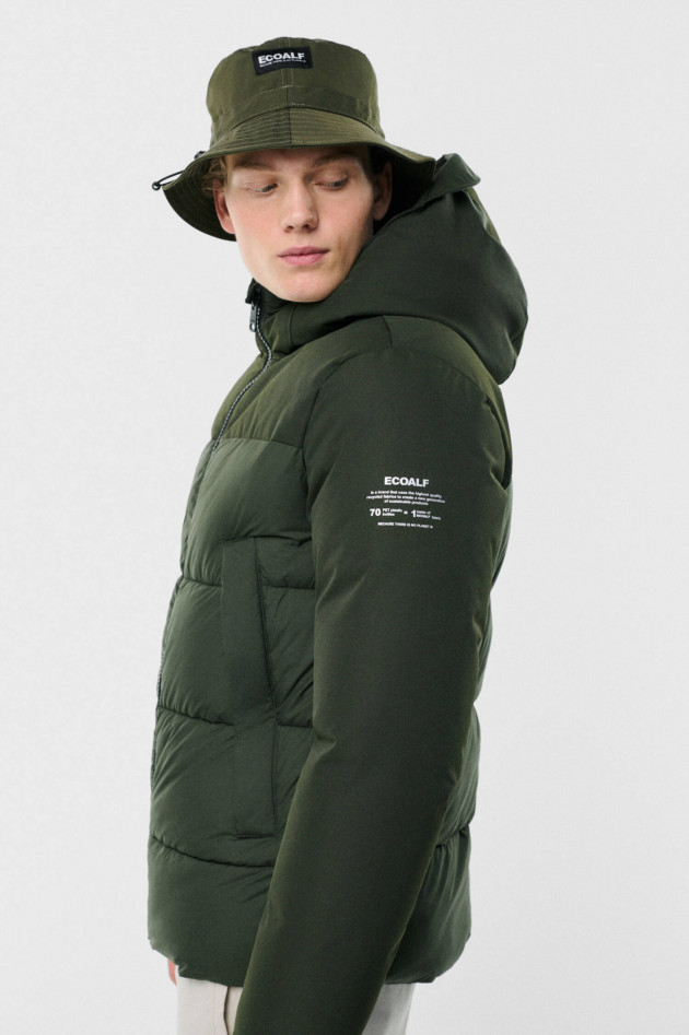 Ecoalf Nachhaltige Steppjacke ALIKE in Oliv