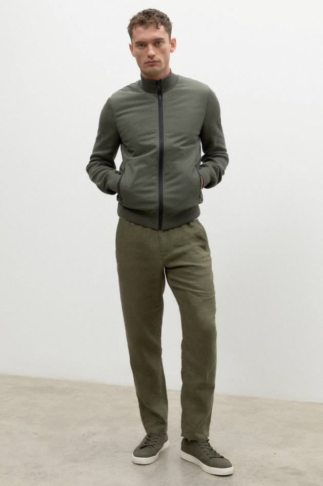 Ecoalf Strickjacke PETREAALF in Olivgrün