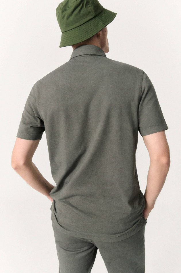 Ecoalf Piqué-Polo TED in Khaki