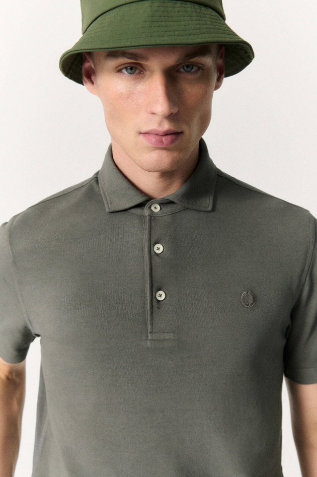Ecoalf Piqué-Polo TED in Khaki