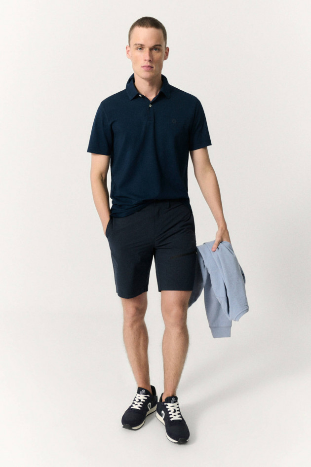 Ecoalf Piqué-Polo TED in Navy