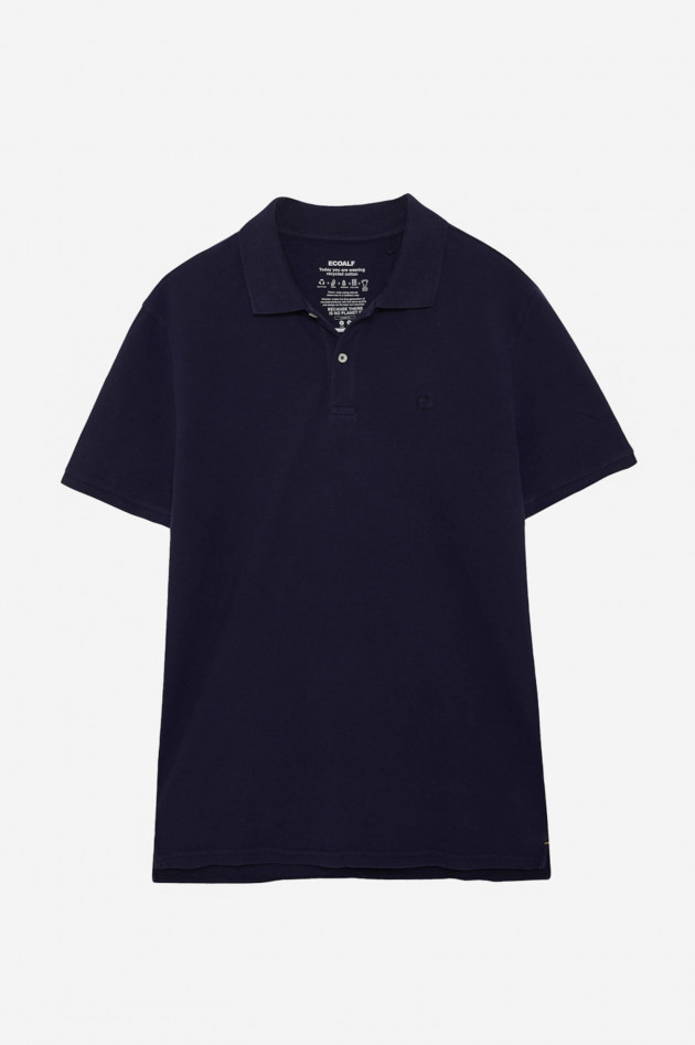 Ecoalf Pique Poloshirt TEDALF in Navy