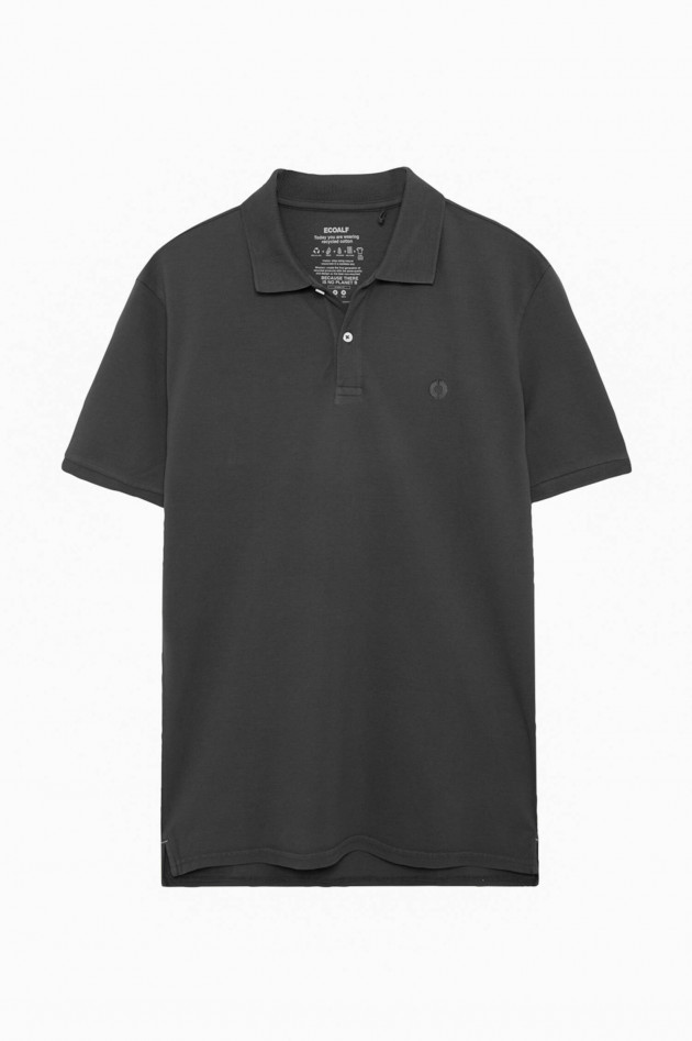 Ecoalf Pique Poloshirt TEDALF in Anthrazit