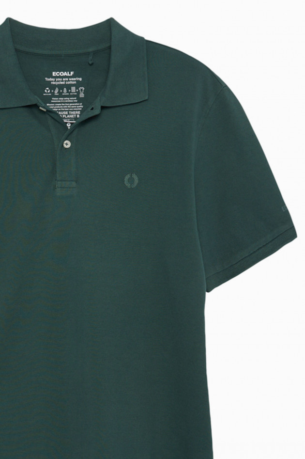 Ecoalf Pique Poloshirt TEDALF in Grün