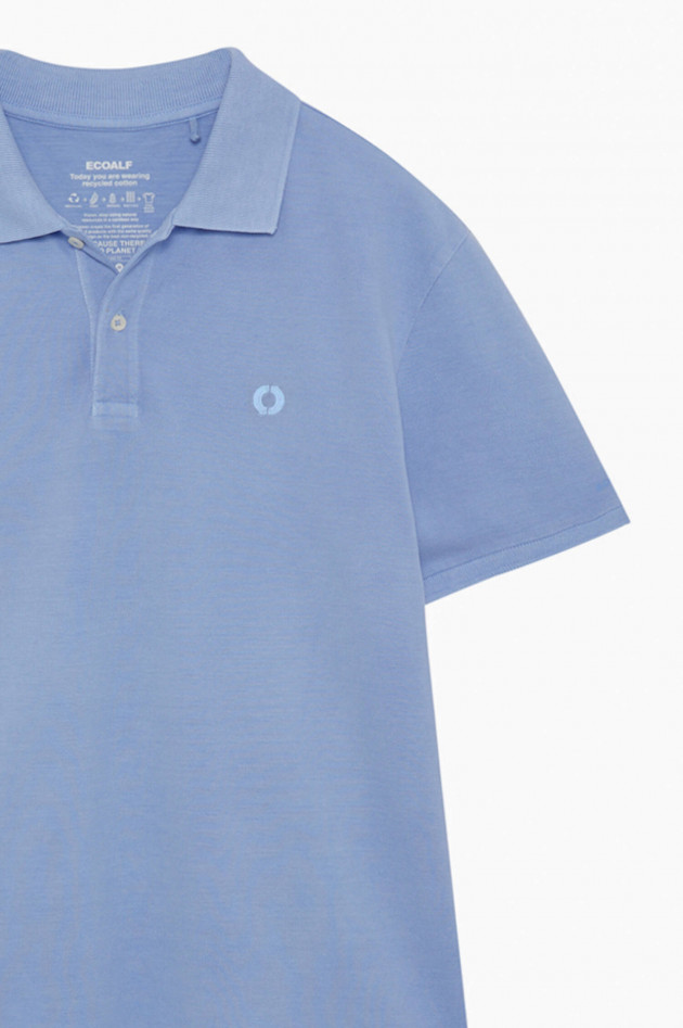 Ecoalf Pique Poloshirt TEDALF in Hellblau