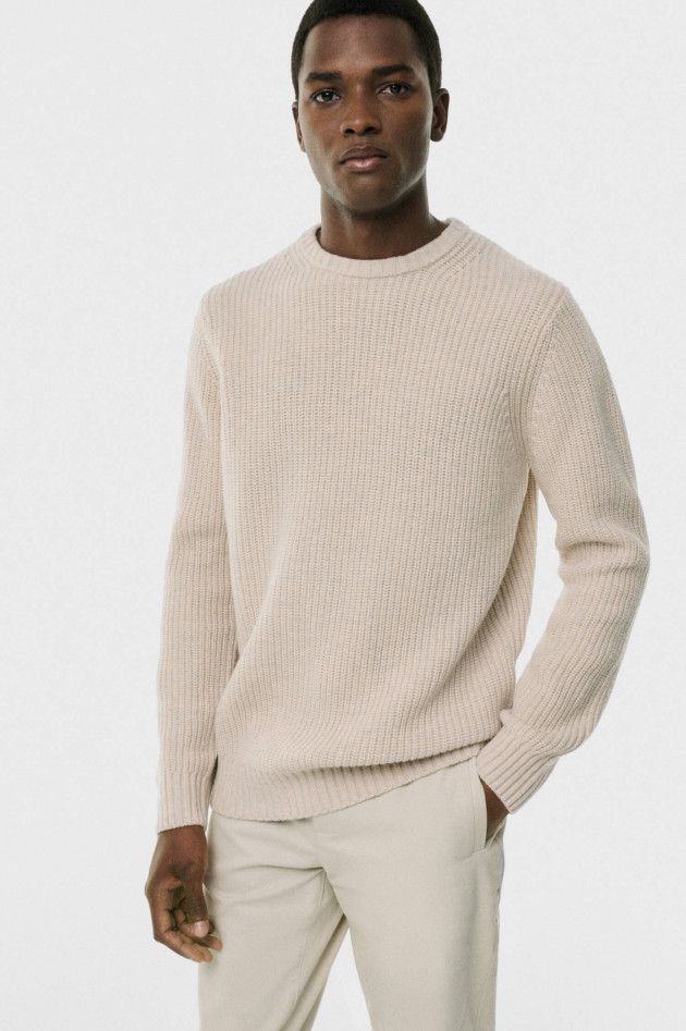 Ecoalf Strickpullover TRIM in Beige melange