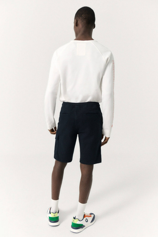 Ecoalf Short MOS mit Cargo-Tasche in Navy