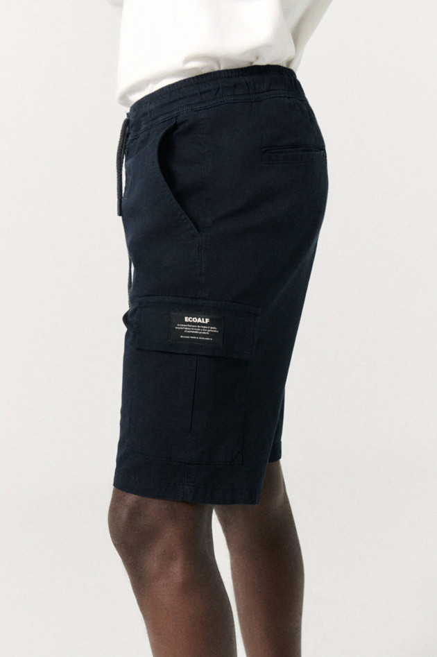 Ecoalf Short MOS mit Cargo-Tasche in Navy