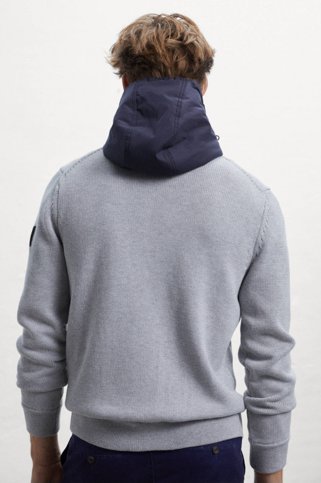 Ecoalf Strickjacke LESCAS in Hellgrau