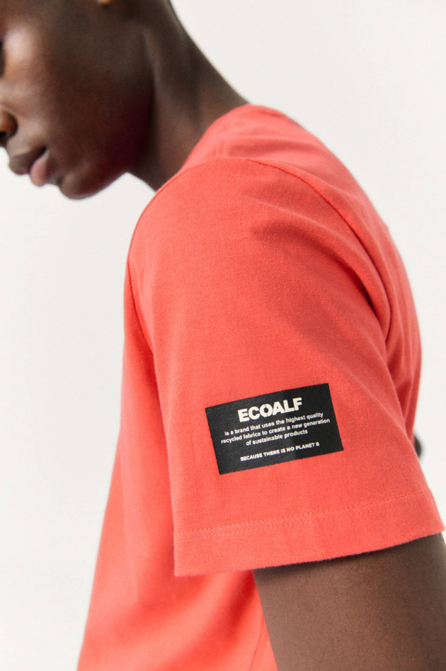 Ecoalf Basic T-Shirt VENT in Rotorange