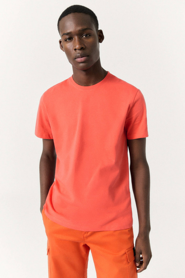 Ecoalf Basic T-Shirt VENT in Rotorange