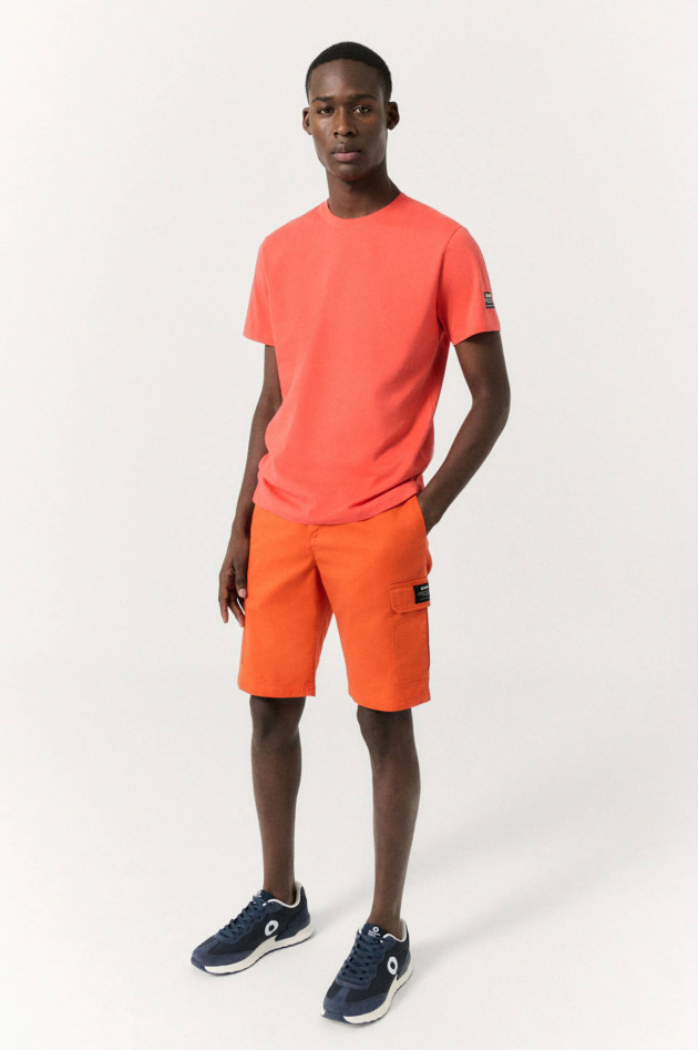 Ecoalf Basic T-Shirt VENT in Rotorange