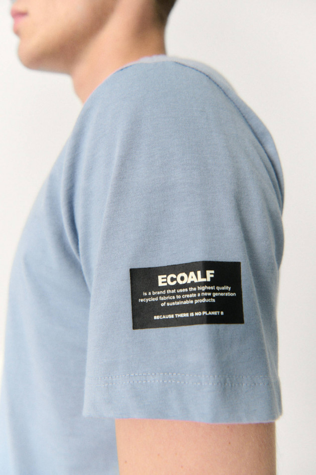 Ecoalf Basic T-Shirt VENT in Rauchblau