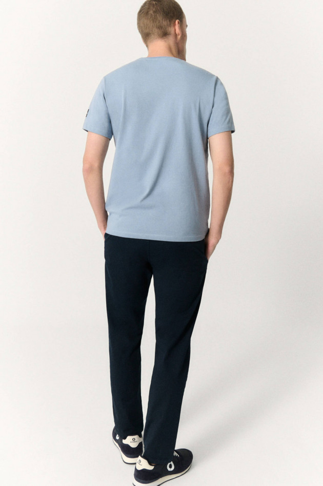 Ecoalf Basic T-Shirt VENT in Rauchblau