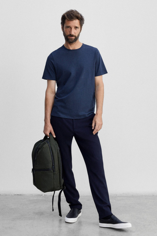 Ecoalf Basic T-Shirt HUMBER in NAVY